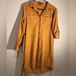 Velvet Heart corduroy shirt dress